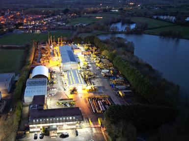 An aerial view of the Keller UK offices at Ryton, near Coventry