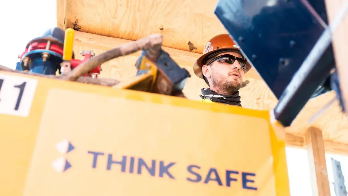 Keller Think Safe logo on site