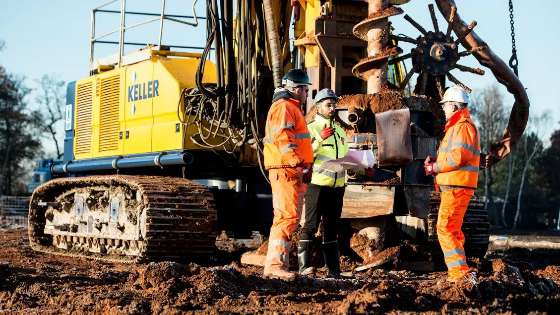 On site with a customer