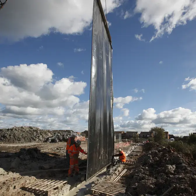Burnham slurry cut-off wall