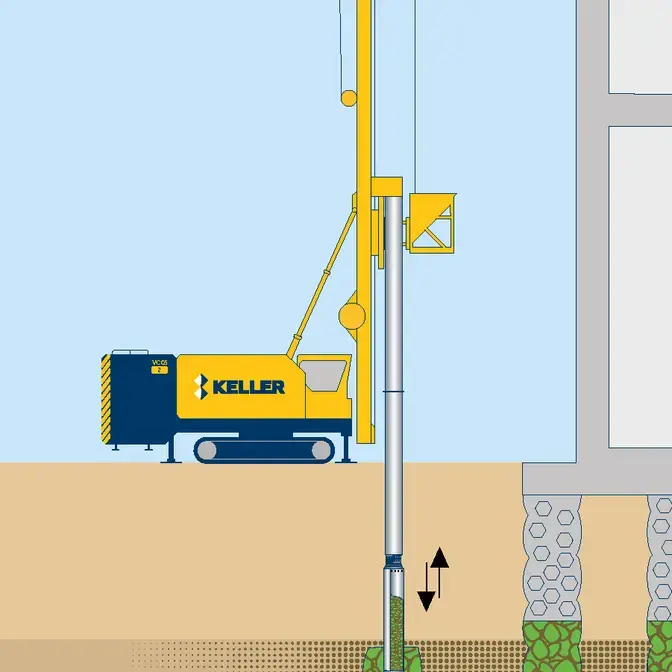 Environmental stone columns