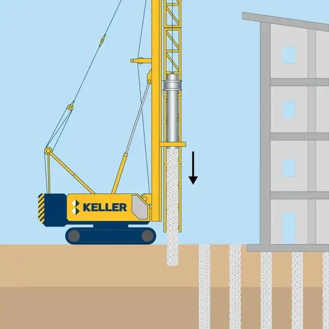 Driven precast piles technique image