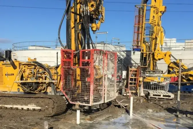 Fissure grouting at Beckton STW
