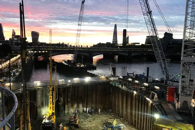 Blackfriars jet grouting