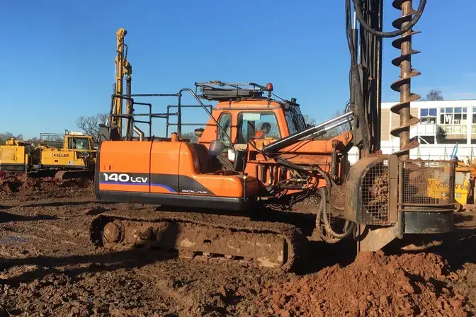 Installing vibro stone columns at West Coventry Academy