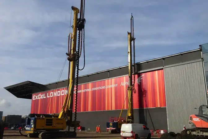 Keller on site at Excel