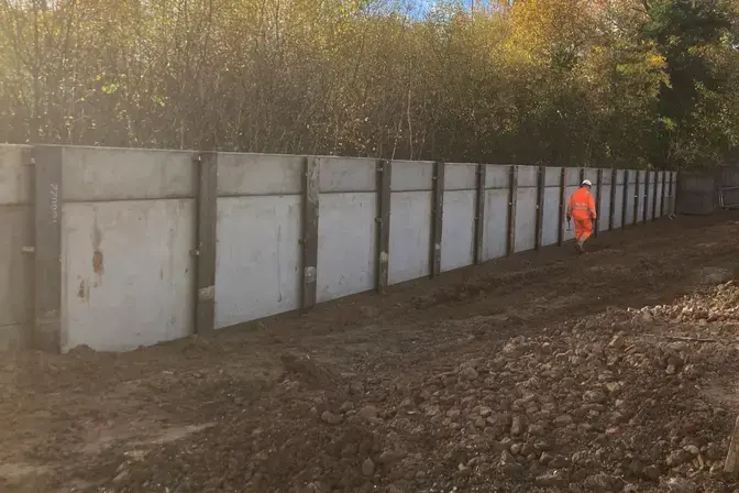 The KIng Post Wall at Basingstoke