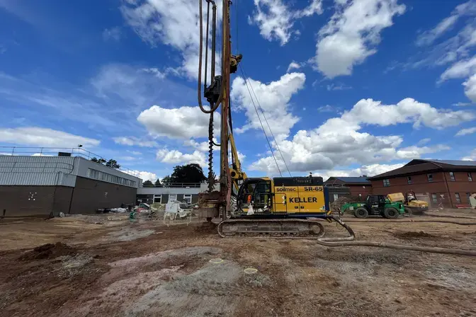 Keller on site at Solihull Hospital 
