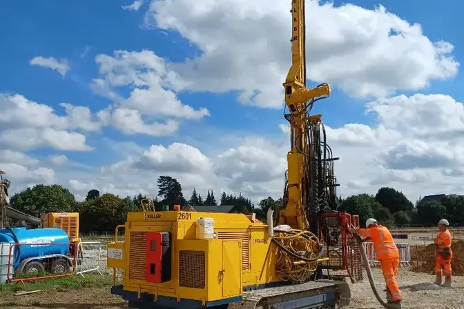 Compaction grouting at Barming