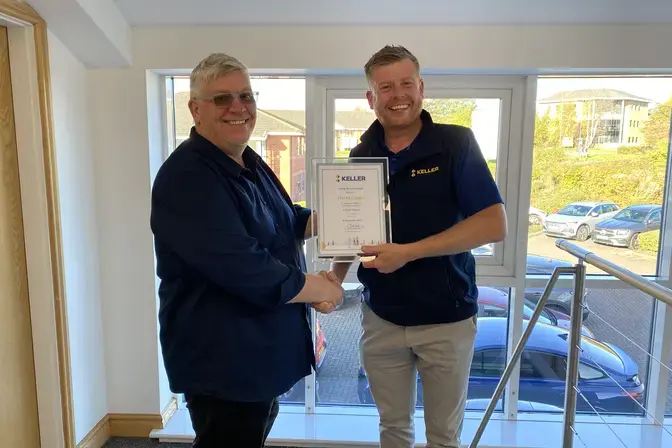 David Cooke 5 year service