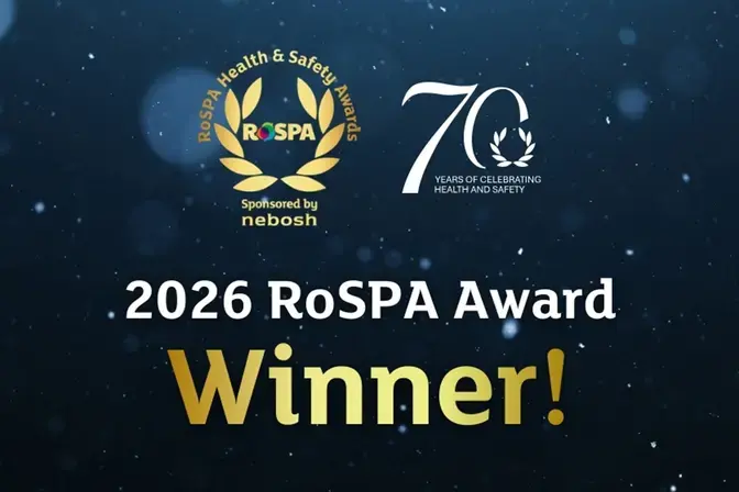 2026 RoSPA Gold Winner