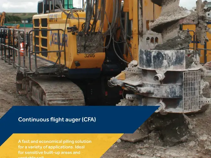 CFA piling brochure