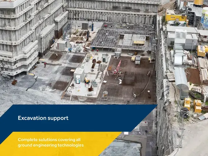 Excavation support brochure