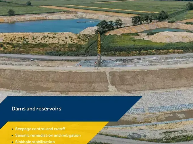 Dams and Reservoirs brochure cover
