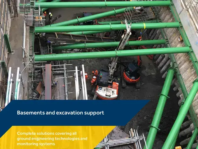 Basements and excavation support brochure