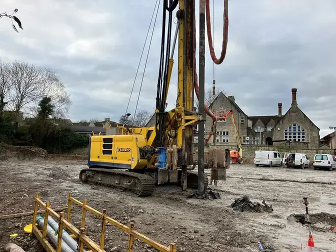 Installing rigid inclusions at Bath