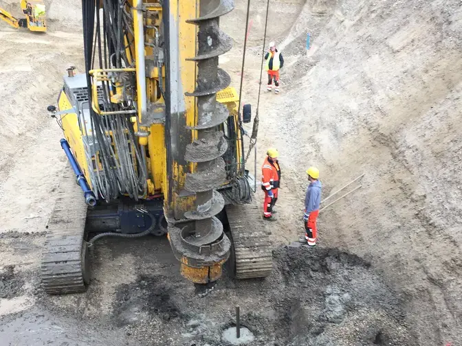 Keller rig on site