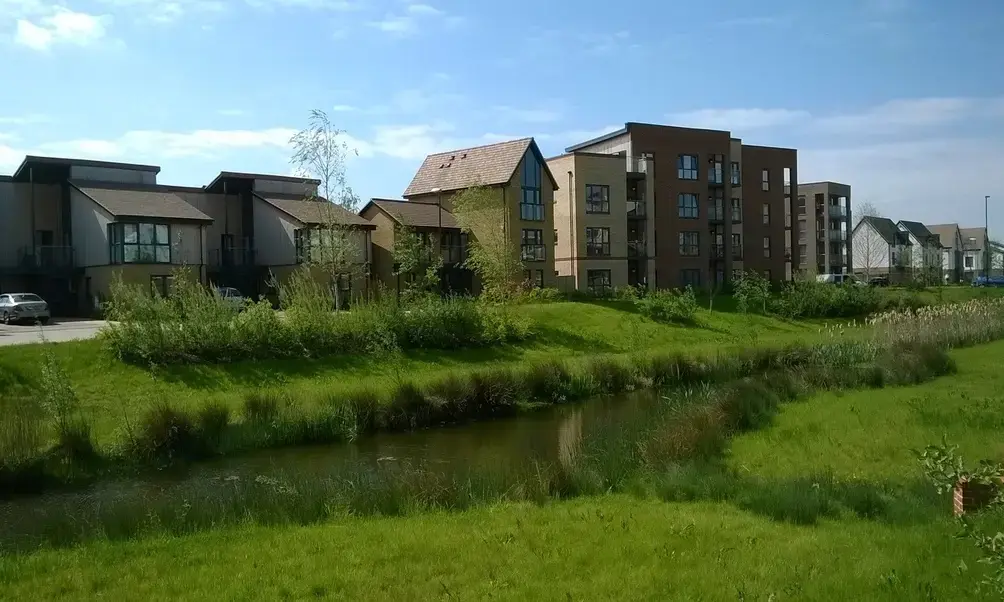 Oakgrove residentail development, Milton Keynes where Keller installed vibro stone columns