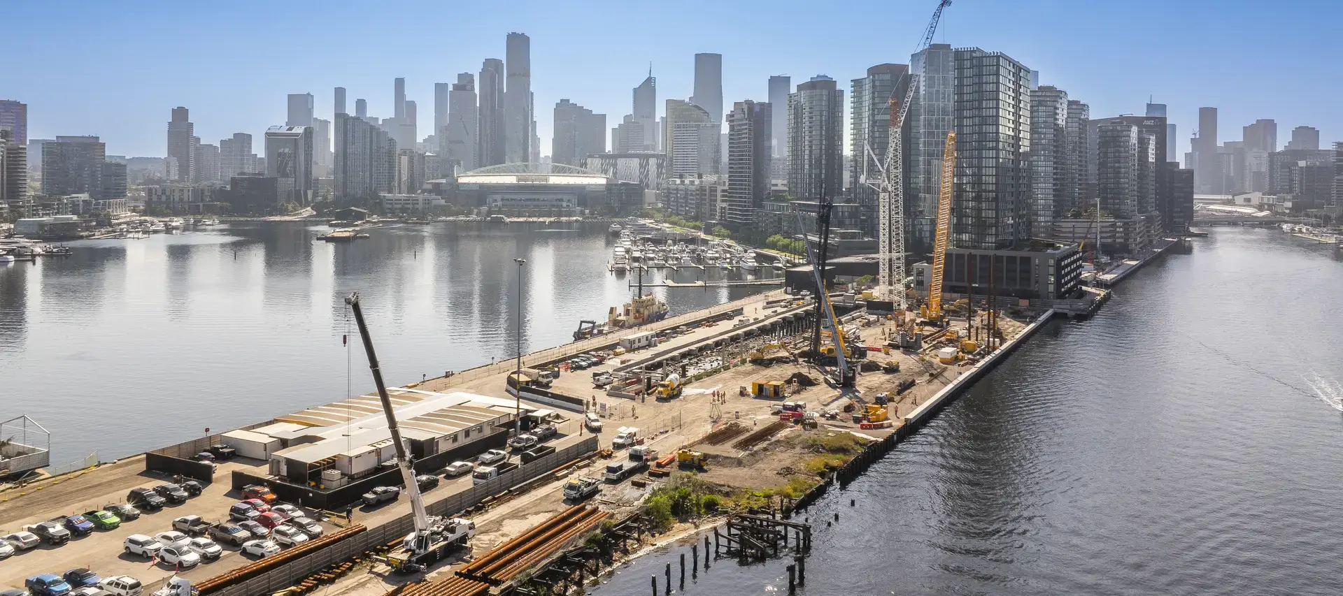 Collins Wharf aerial image