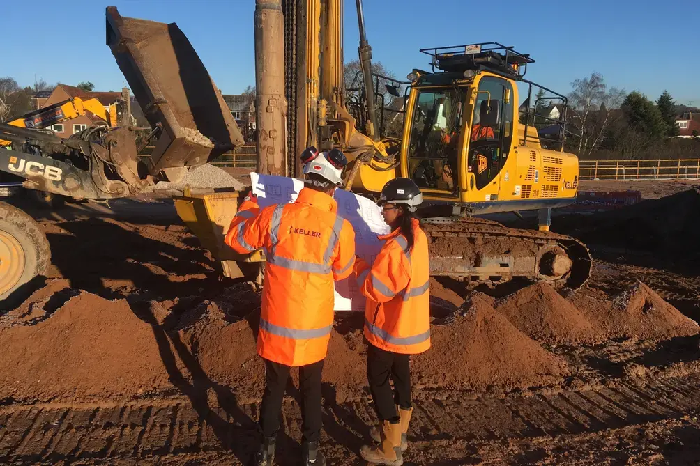 Keller engineers on site