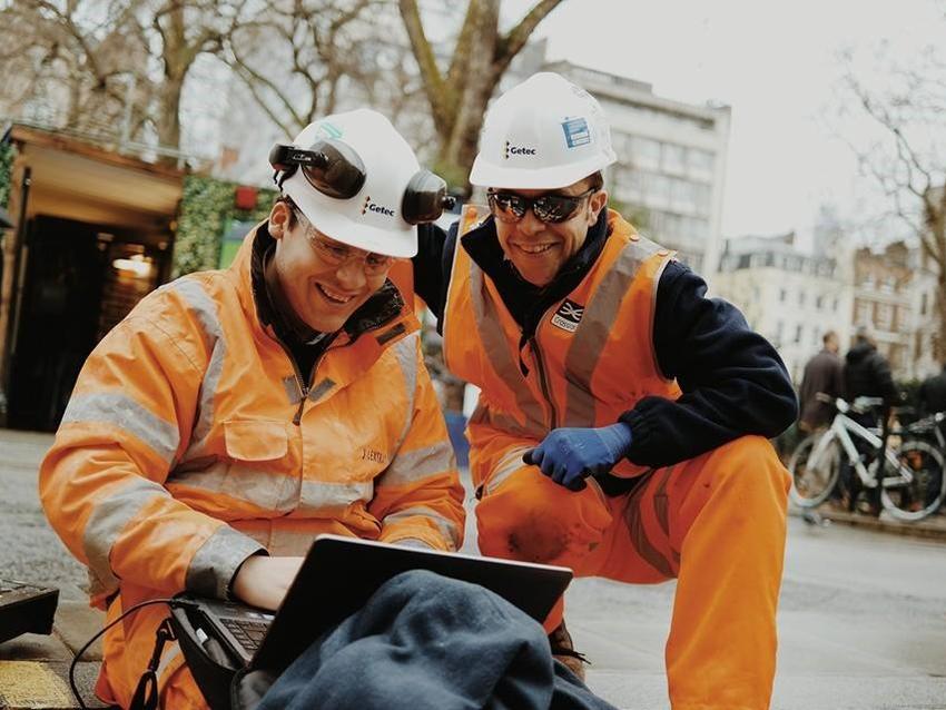 Getec engineers on site in UK
