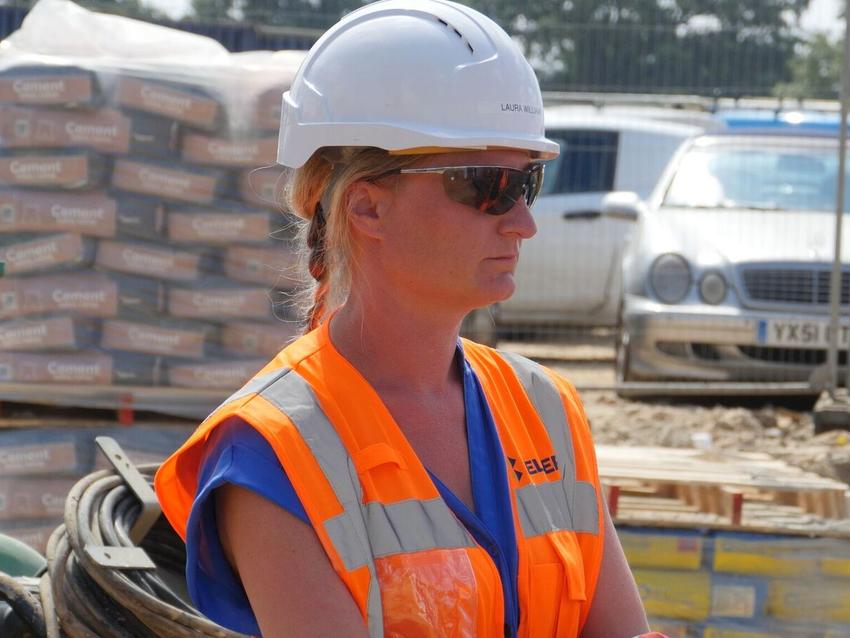 Laura Williams, HSEQ Advisor on site