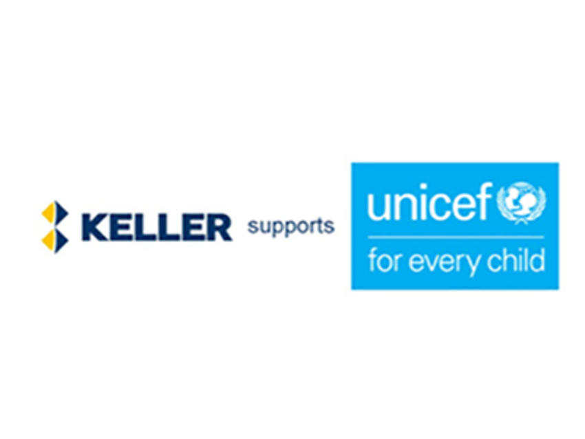Keller supports Unicef