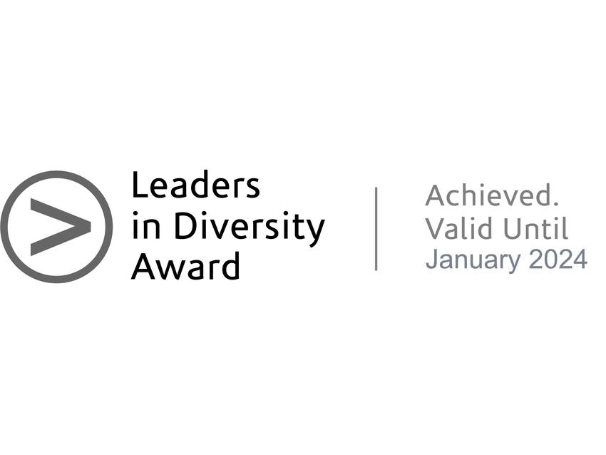 Leaders in Diversity achieved logo