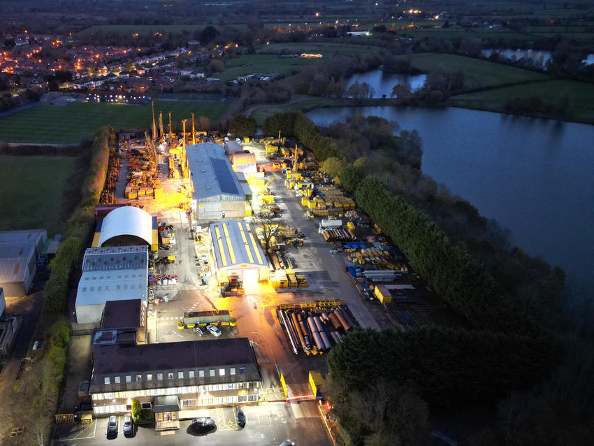 An aerial view of the Keller UK offices at Ryton, near Coventry