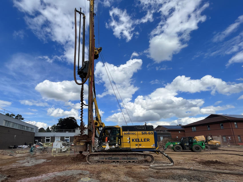 Keller on site at Solihull Hospital 