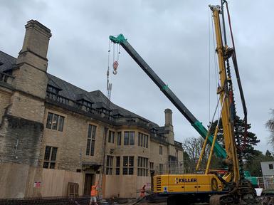 Keller installing CFA piles at Rhodes House