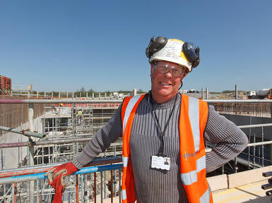 Mark Bragg on site 