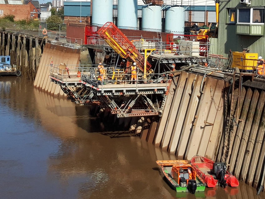 Installing SBMA at Crown Docks, Hull