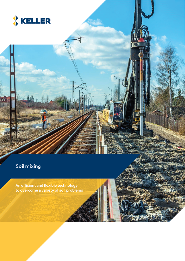 Soil mixing brochure front