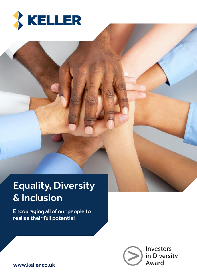 Equality, Diversity and Inclusion brochure