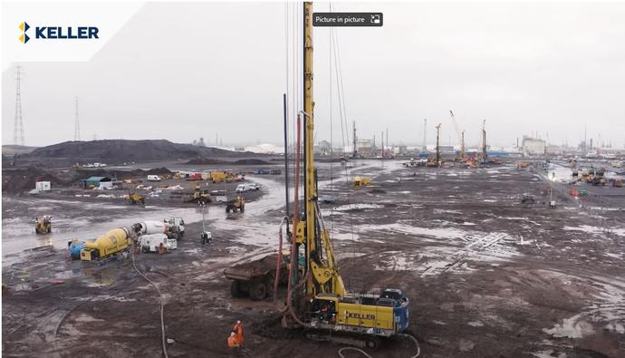 Keller on site at Teesside