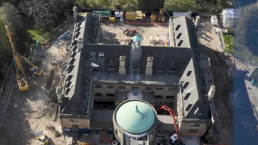 Aerial view of Keller at Rhodes House